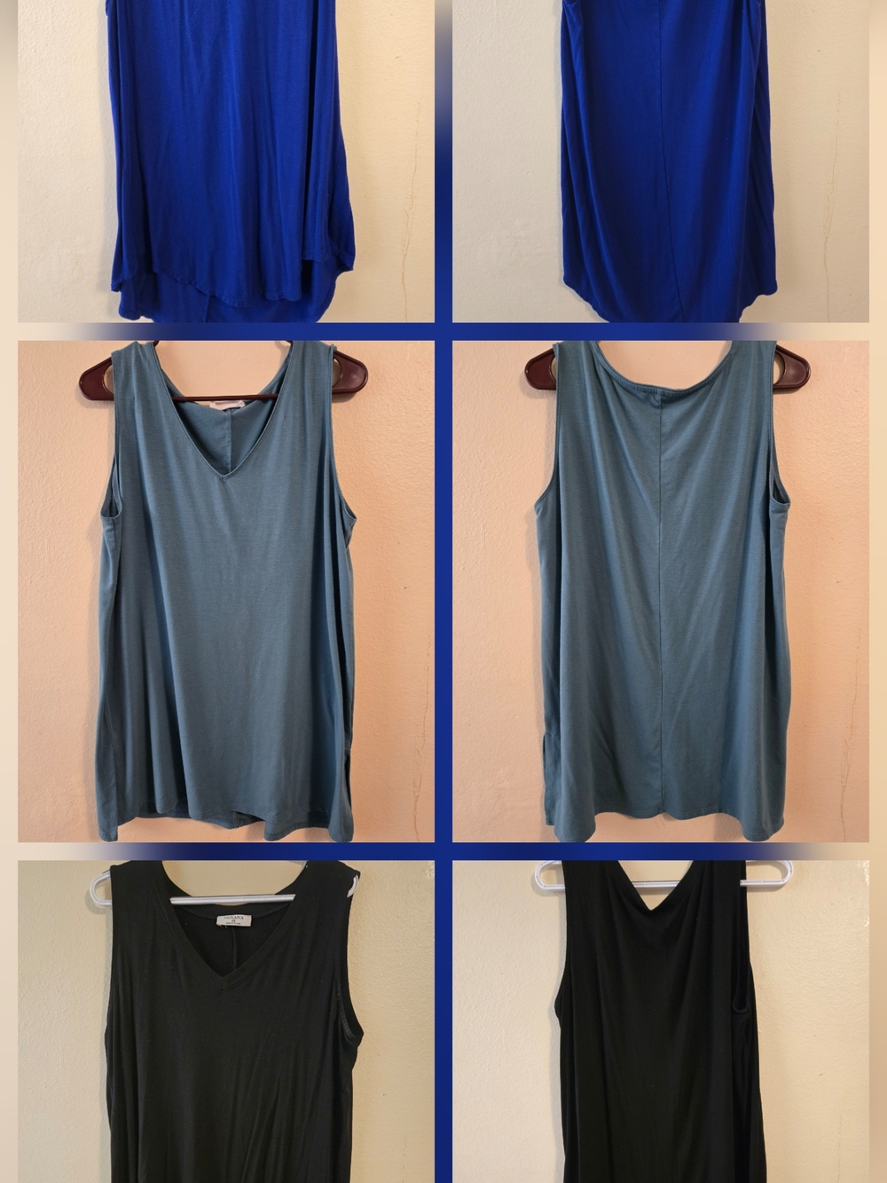 Zenana Sleeveless V-Neck Swing Tank Top - Bundle
